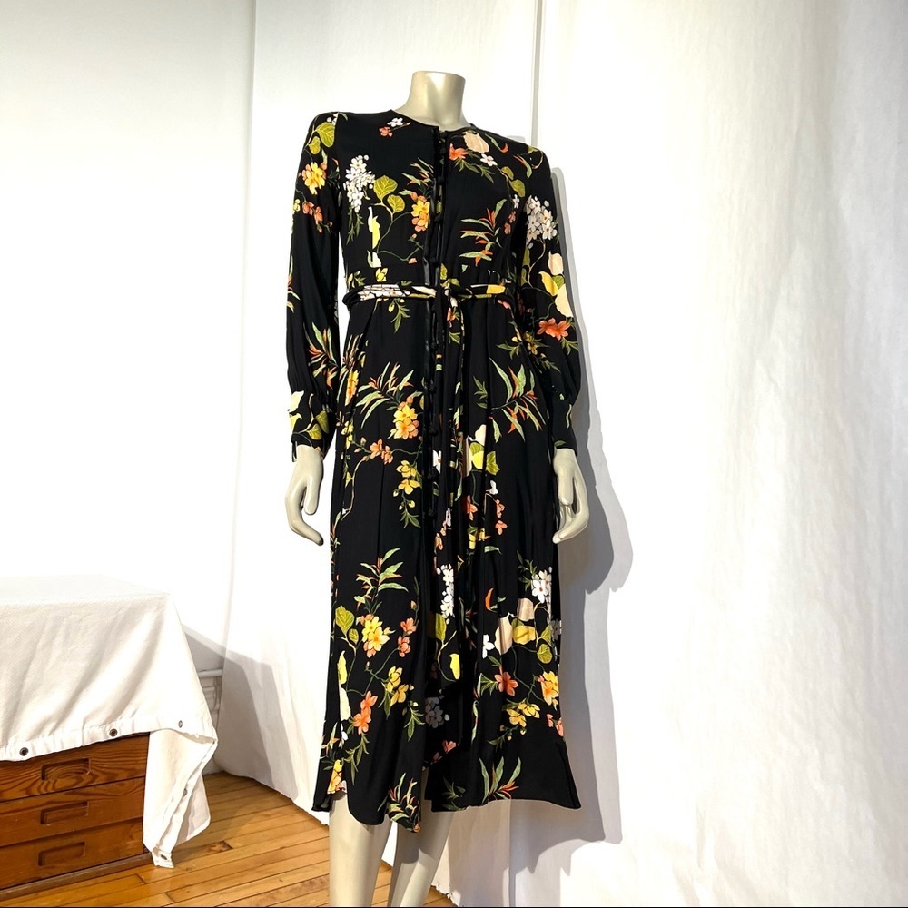 Japanese style print Floral Dress - Picture 15 of 16